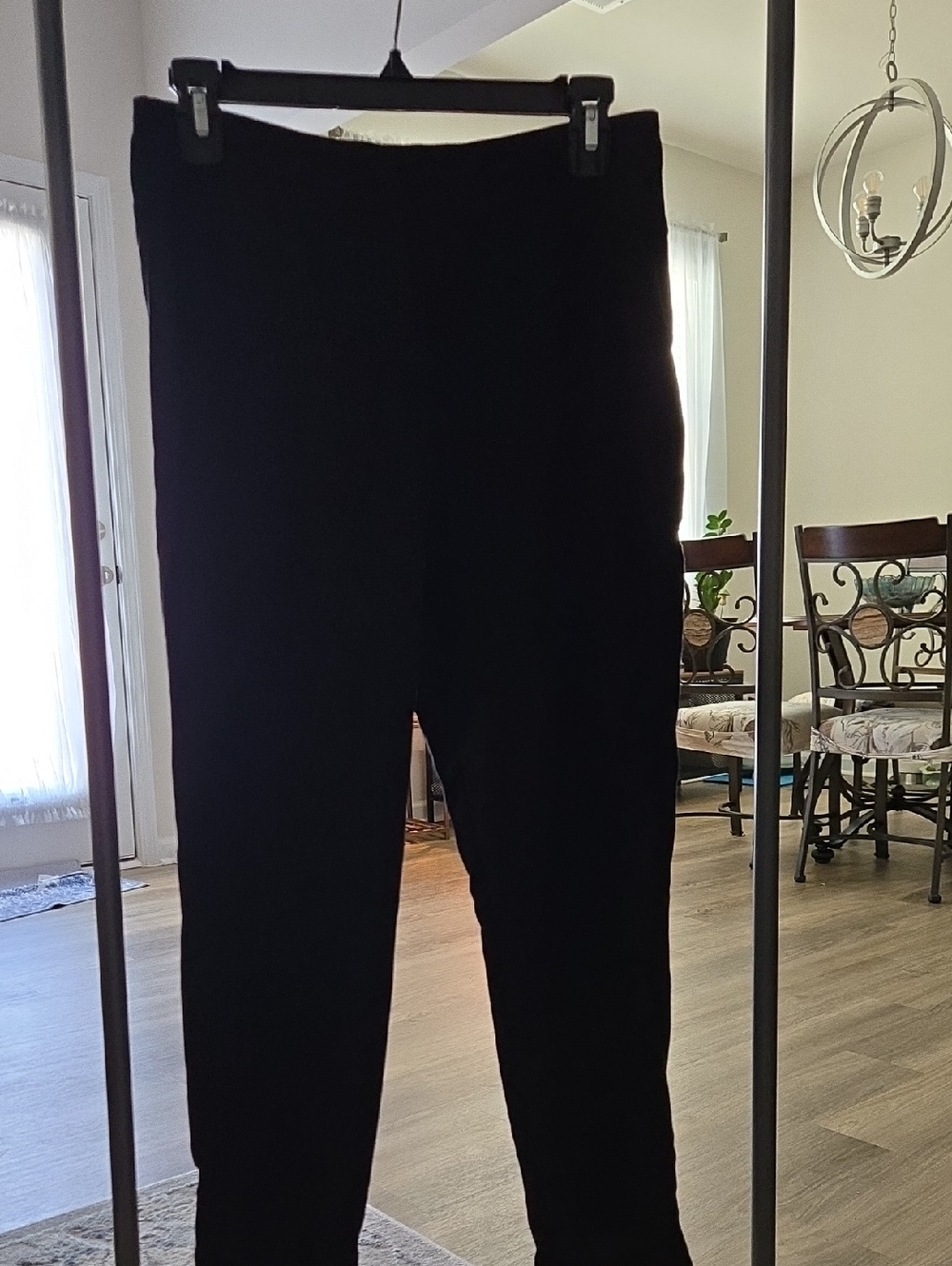 flirtitude Black Stretch Ponte Leggings